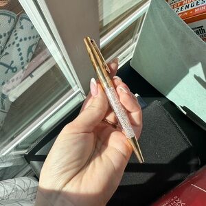 Swarovski Crystalline Stardust Rose Gold Plated Ballpoint Pen Model